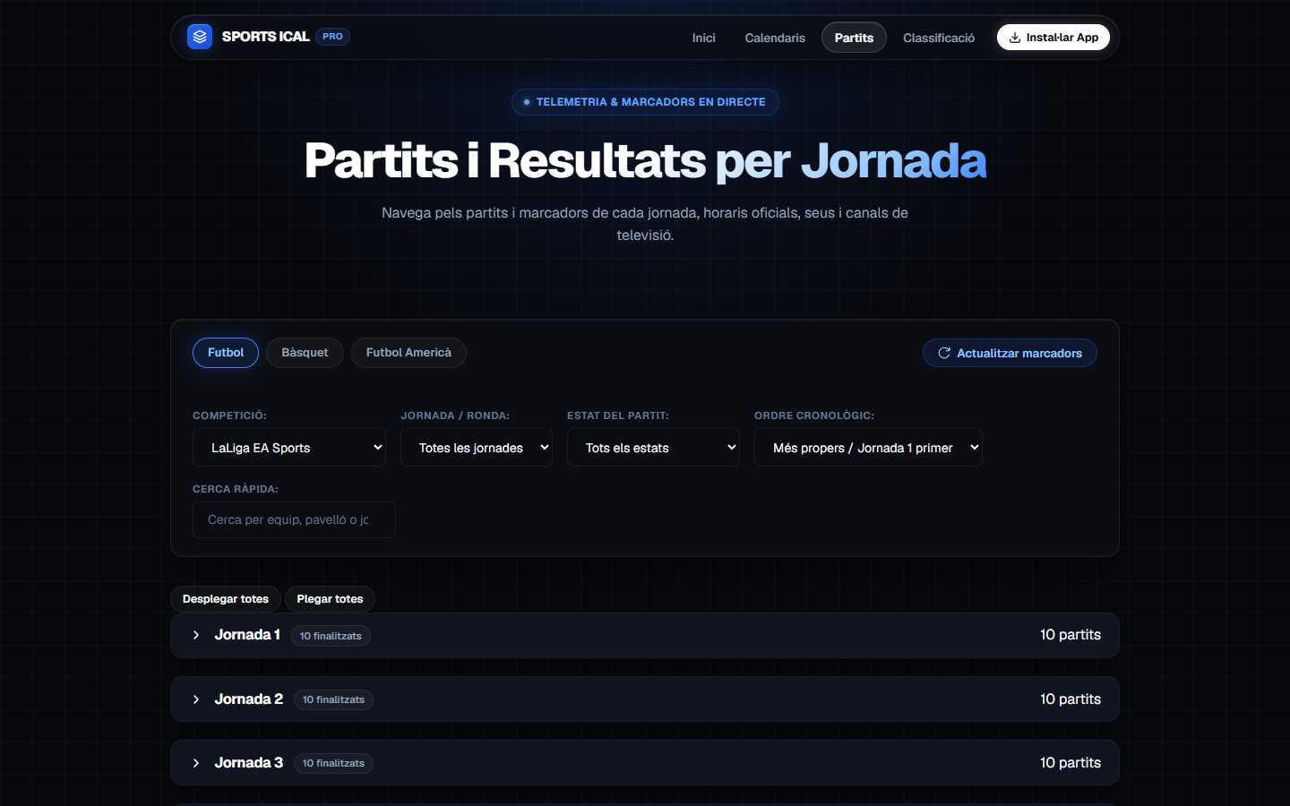 Partits i Emissions TV