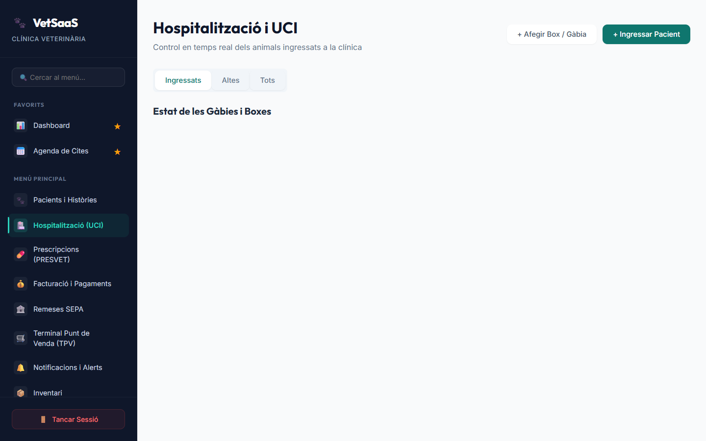 Hospitalització UCI
